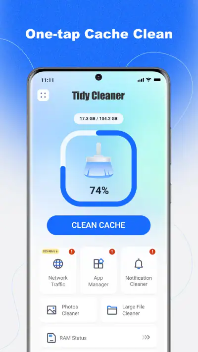 Tidy Cleaner - Quick Clean screenshot 1