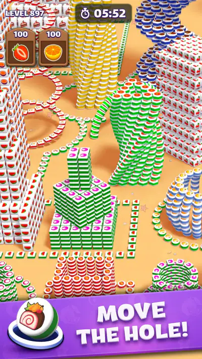 Tiles in Hole: Black Hole screenshot 1