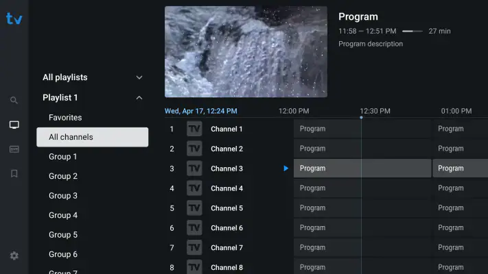 TiviMate IPTV Player screenshot 1