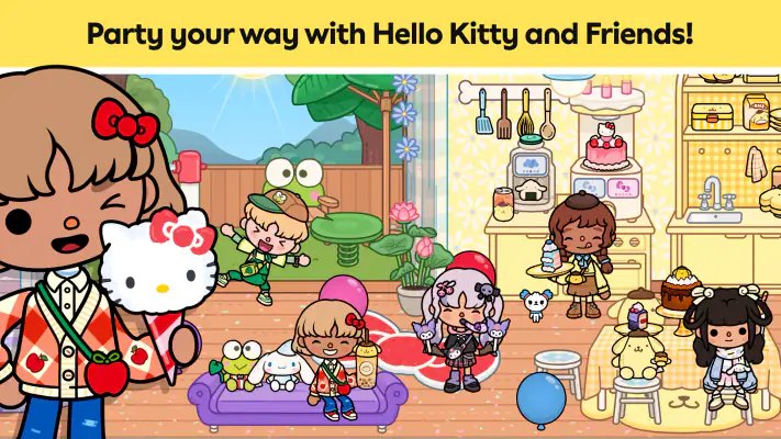 Toca Boca World x Hello Kitty screenshot 1
