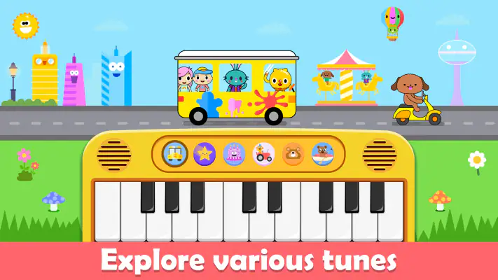 Toddler Piano and Music Games screenshot 1