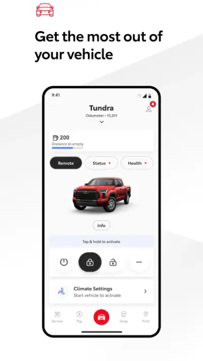 Toyota screenshot 1