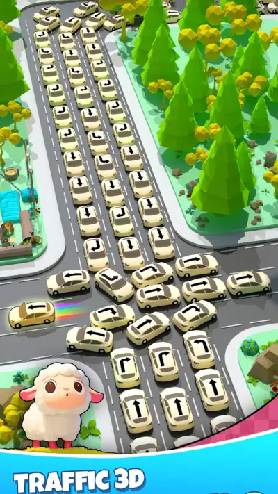 Traffic 3D Parking: Escape Jam screenshot 1