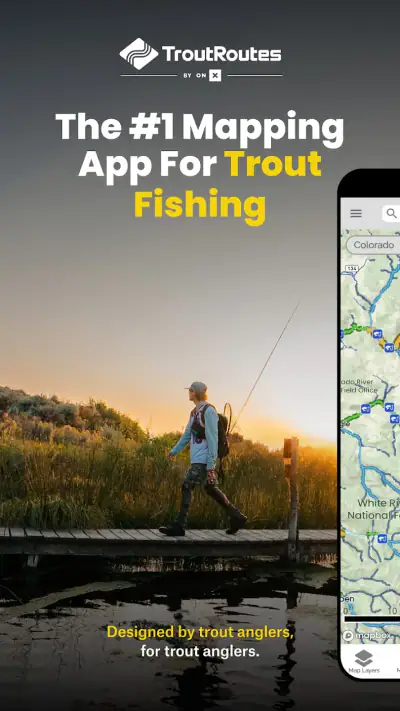 TroutRoutes: Trout Fishing App screenshot 1