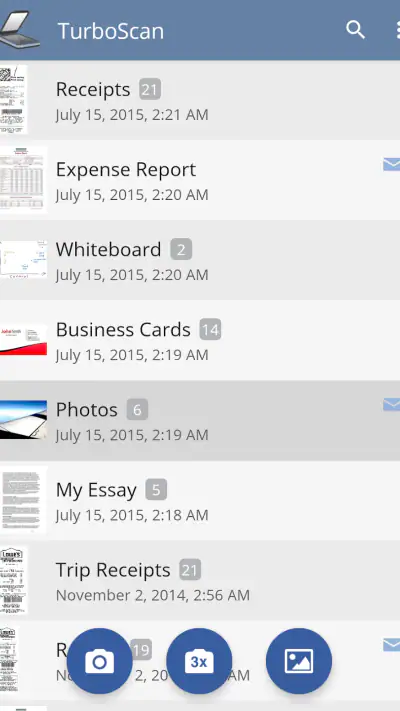 TurboScan™: PDF scanner screenshot 1