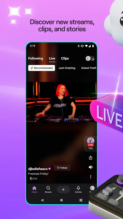 Twitch: Live Streaming screenshot 1