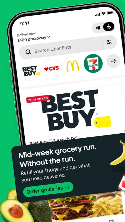 Uber Eats: Food and Grocery screenshot 1