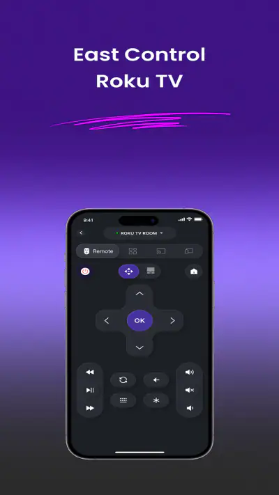 Universal Remote TV for Roku screenshot 1