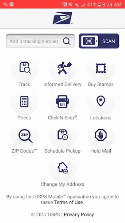 USPS MOBILE® screenshot 1