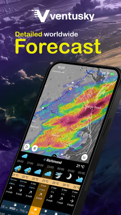 Ventusky: Weather Maps & Radar screenshot 1