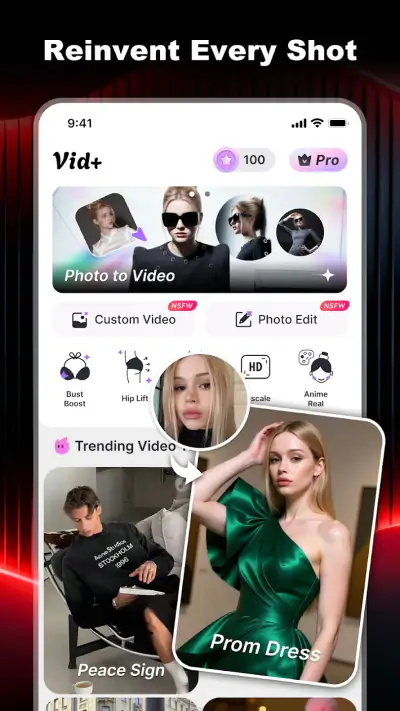 Vid+-Ai Video Generator screenshot 1