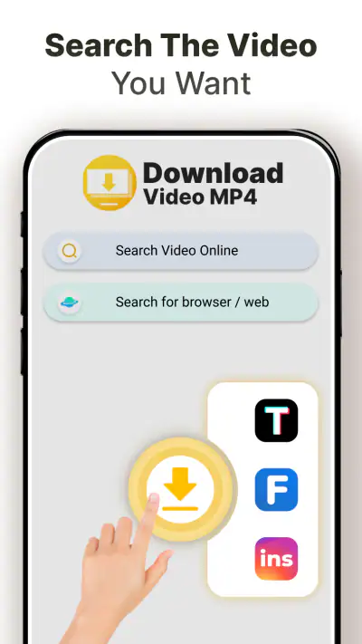 Video Downloader & Player HD screenshot 1