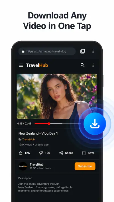 Video Downloader - without ads screenshot 1
