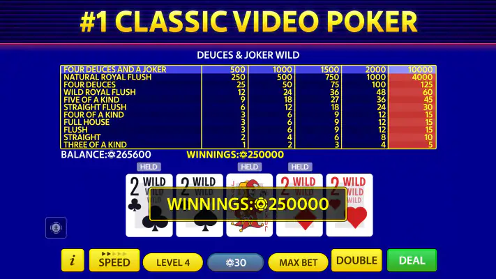 Video Poker by Pokerist screenshot 1