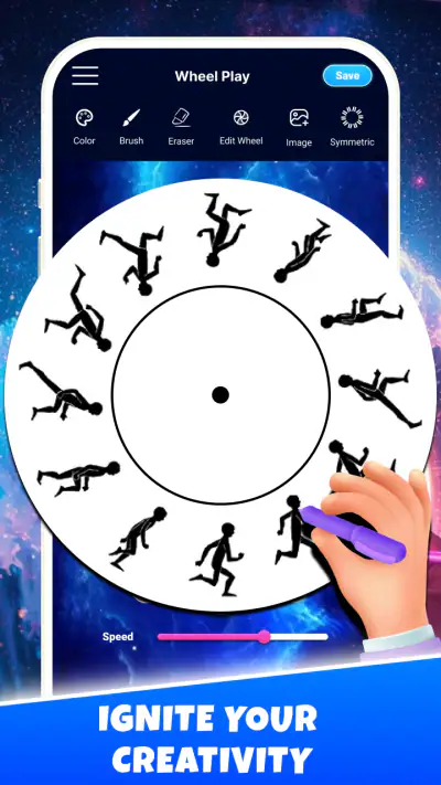 Visual Wheel Art - Spin & Draw screenshot 1