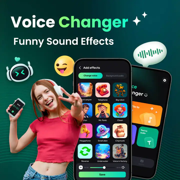 Voice Changer - Sound Effects screenshot 1