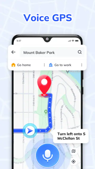 Voice GPS Navigation: GPS Map screenshot 1