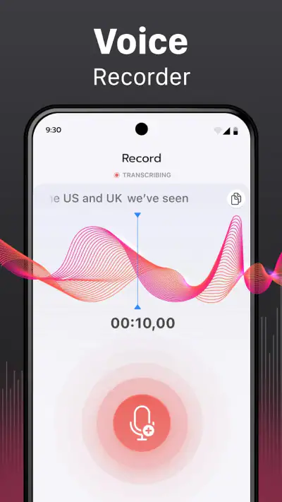 Voice Recorder & Transcriber screenshot 1