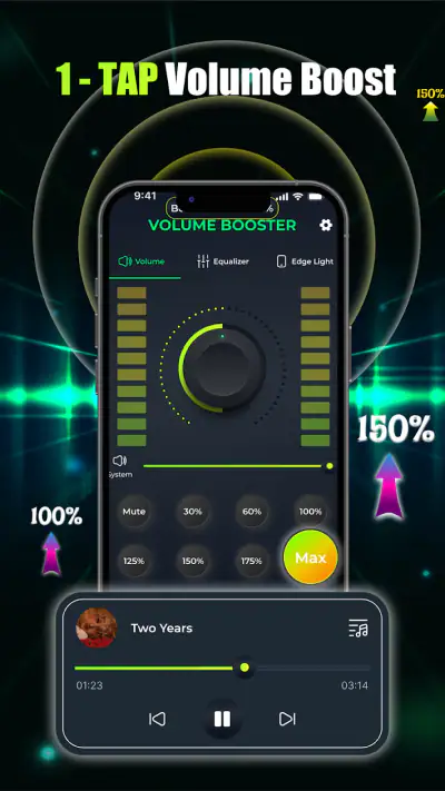 Volume Booster - Music & Sound screenshot 1