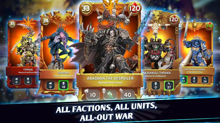 Warhammer Combat Cards - 40K screenshot 1
