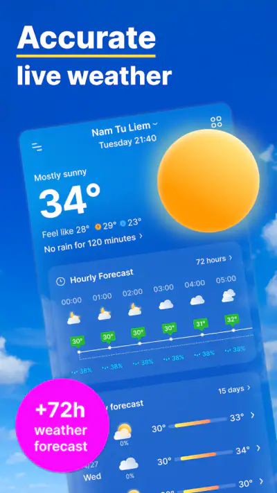 Weather Forecast & Live Radar screenshot 1