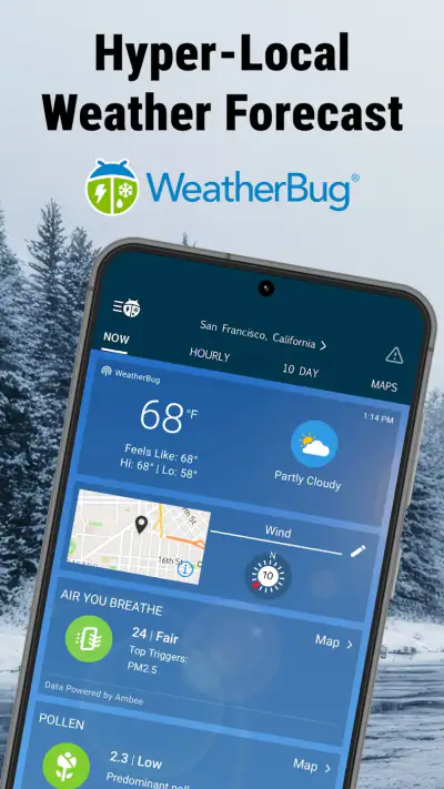 WeatherBug: Weather Forecast screenshot 1
