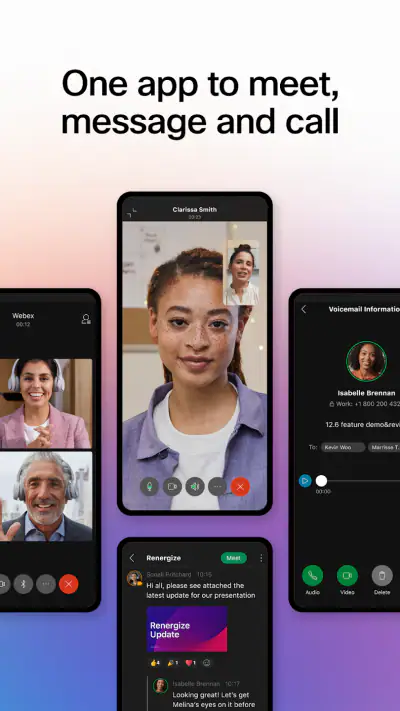 Webex Intune screenshot 1