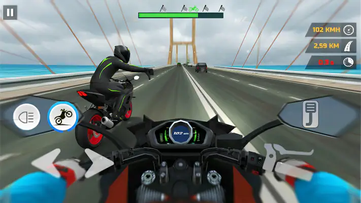 Wheelie Rider: Moto Racing screenshot 1