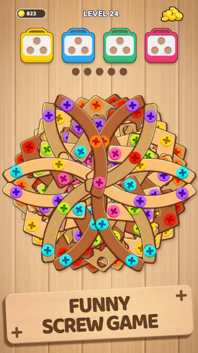 Woodle Screw™ Pin Nuts & Bolts screenshot 1