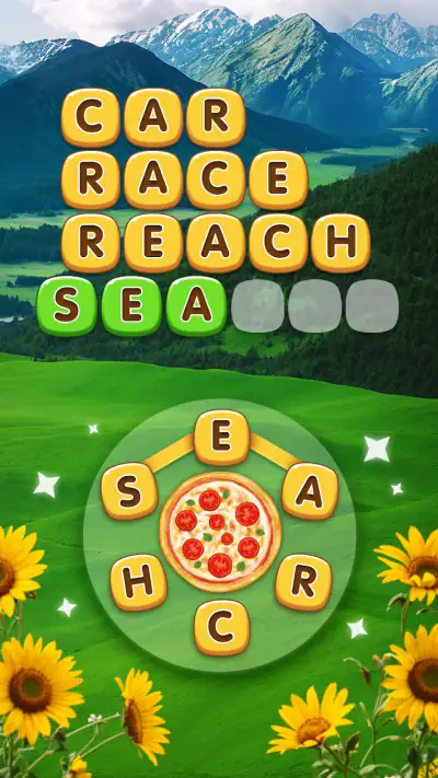 Word Pizza - Puzzle Games screenshot 1