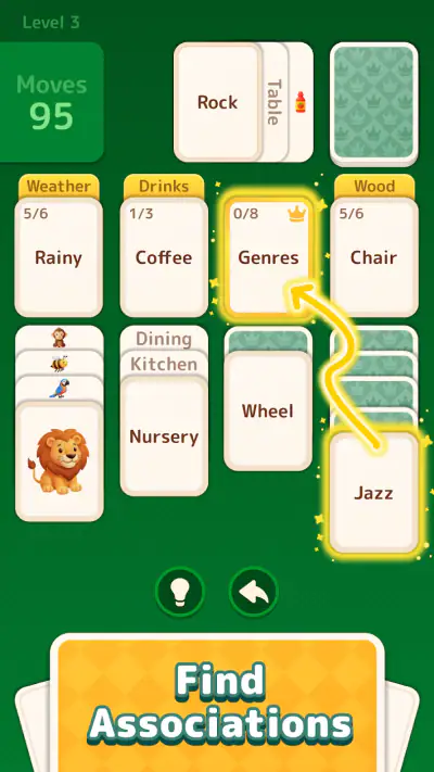 Word Solitaire: Associations screenshot 1