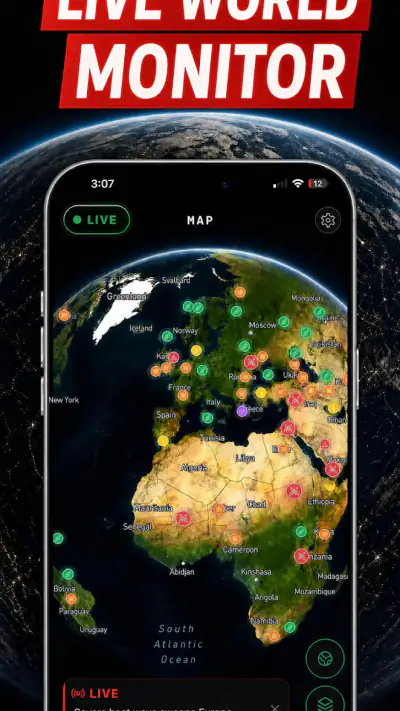 World Monitor: GlobeAlert screenshot 1