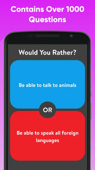 Would You Rather Choose? screenshot 1