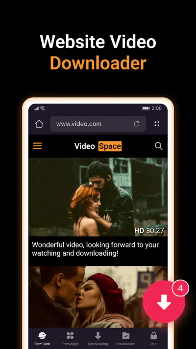 X Downloader & Video Player screenshot 1
