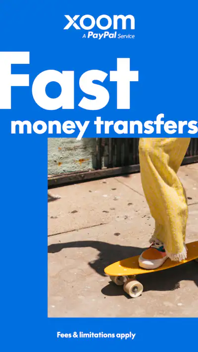 Xoom: Send Money & Transfer screenshot 1