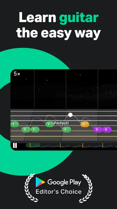 Yousician: Learn & Play Guitar screenshot 1