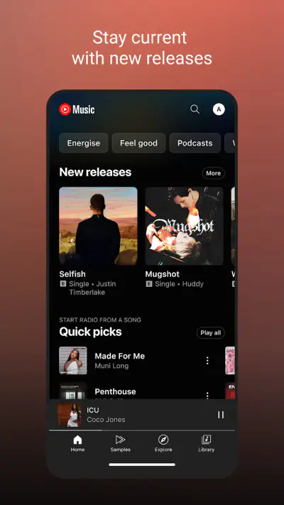 YouTube Music screenshot 1