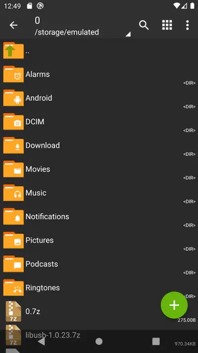 ZArchiver screenshot 1