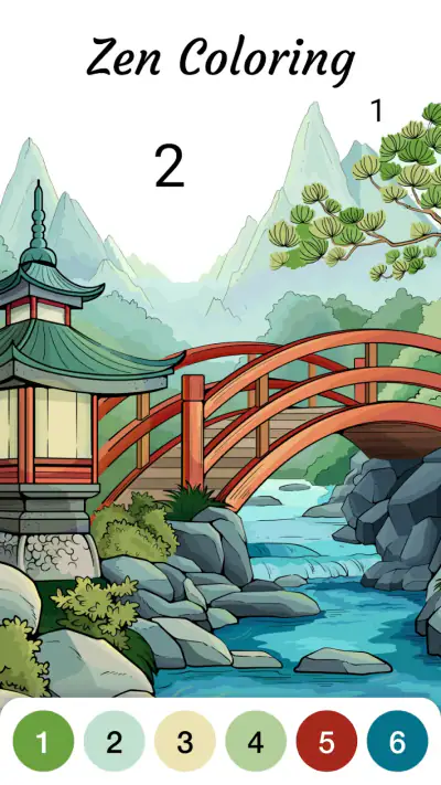 Zen Color - Color By Number screenshot 1