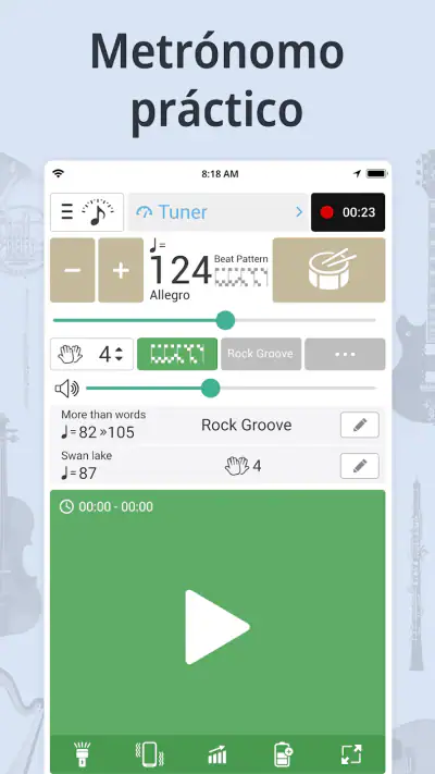 Afinador y Metrónomo screenshot 1