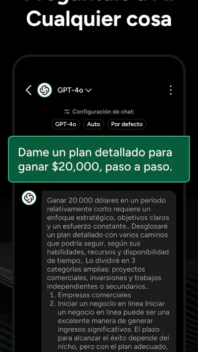 IA Chatbot en Español – Genie screenshot 1