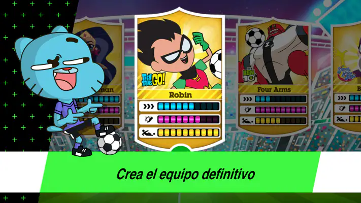 Copa Toon-Juego de fútbol screenshot 1