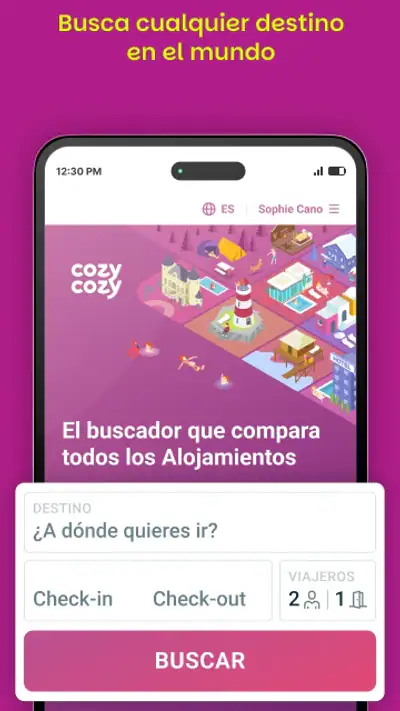 Cozycozy: Dónde Quedarte screenshot 1
