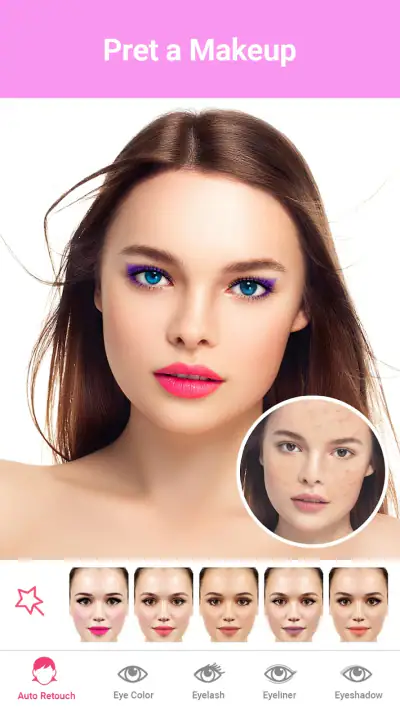 Editor de Maquillaje en Fotos screenshot 1
