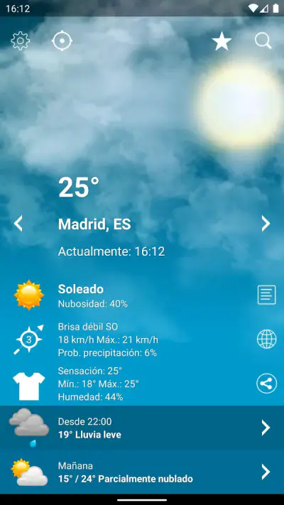 El Tiempo España XL PRO screenshot 1