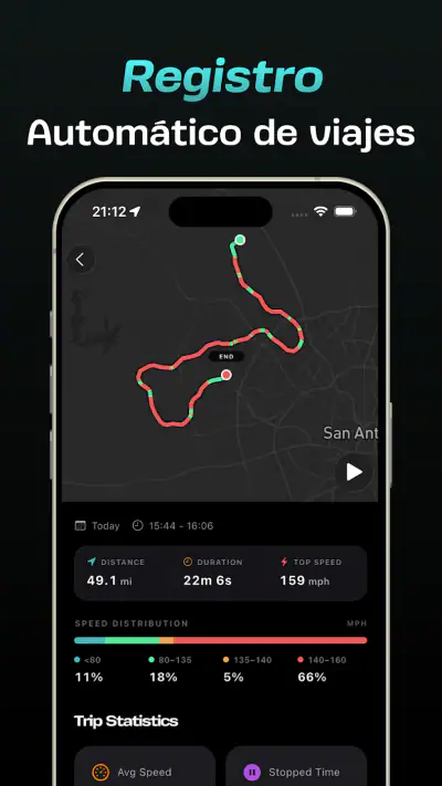 Enroad - Registro de viajes screenshot 1