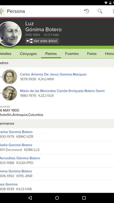 FamilySearch - Árbol screenshot 1