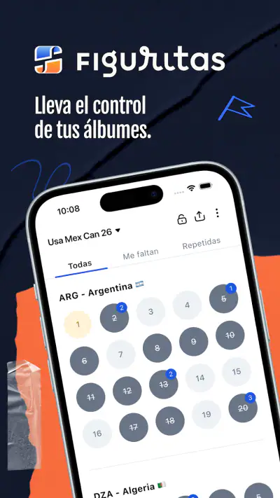 Figuritas: Mundial 2026 Cromos screenshot 1