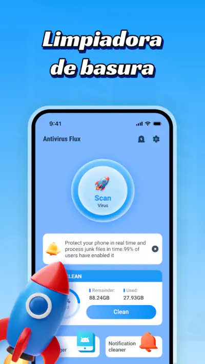 Flujo antivirus screenshot 1