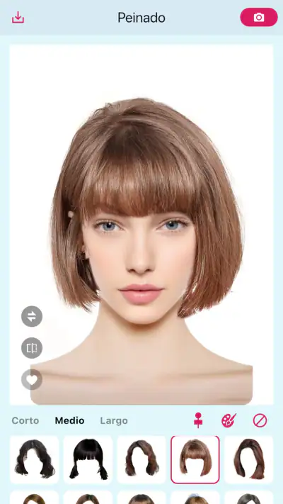 Hairstyle Try On - Peinado IA screenshot 1